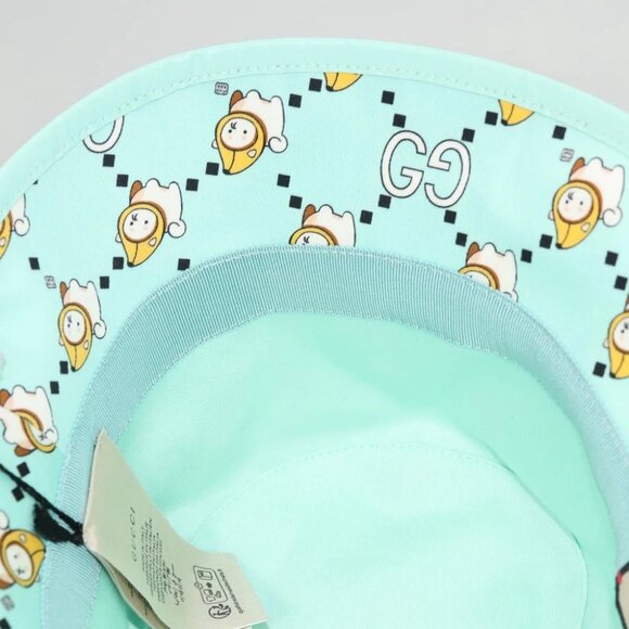 GUCCI Cap Canvas M Light Green - Picture 8 of 15